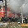 Локомотив на пътнически влак се запали край Тулово