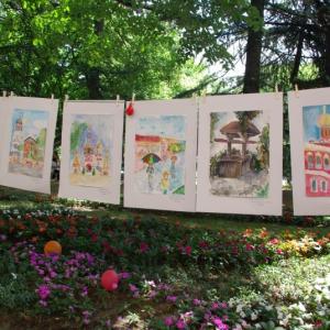 06.07.2015 - Изложба „ Рисуваме заедно” откриха български и руски деца