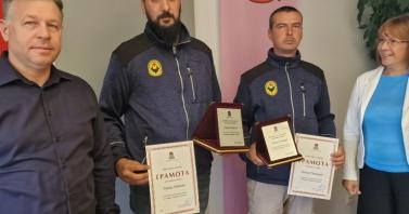 Отличиха казанлъчани, участвали в спасителната акция в пещерата Морджа