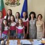 Община Казанлък награди вицешампионките по художествена гимнастика